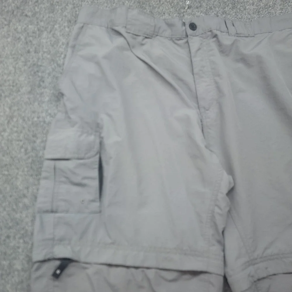 Magellan Outdoors Fish Gear Convertible Cargo Pants Gray 3XL SGMGMF7000 Mens
